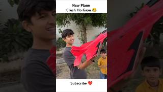 New Plane Crash Ho Gaya 😂 shorts thepiyushshorts souravjvlogs piyushjocgaming trending [upl. by Alleuqcaj]