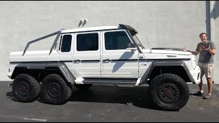 The Mercedes G63 AMG 6x6 Is the Ultimate 15 Million Pickup Truck [upl. by Nosmas48]