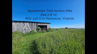 Appalachian Trail Section Hike Erwin to Damascus Days 9 and 10 [upl. by Eehsar]