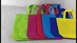 Nonwoven Bag Shopping Handle Bag Recycled Bag Reusable Bag Eco Friendly Material Rpet Bag Nonwoven [upl. by Pippy]