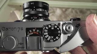 Canon 7s 35mm Rangefinder Review  Overview [upl. by Alleinad]