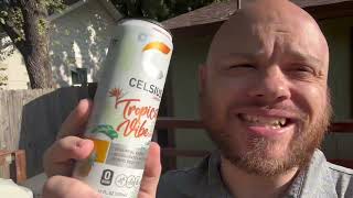 Taste Test  CELSIUS Sparkling Tropical Vibe  Review [upl. by Lundin136]