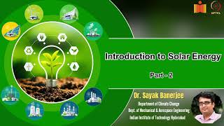 Introduction to Solar Energy  Part 2  Sustainable Energy Technology [upl. by Naesyar]