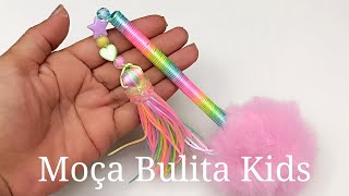 Aula Caneta Personalizada c Rabo de Rato e pompom Janaína Gonçalves Moça Bulita Kids está ao vivo [upl. by Eiuqnom123]