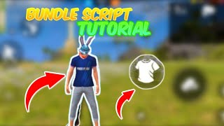 Free Fire Craftland Outfit Bundle Script Tutorial  Craftland Scripting Tutorial Free Fire MAX [upl. by Bevin]