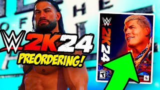 PREORDERING WWE 2K24 ON PS5 [upl. by Suolekcin]