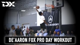 DeAaron Fox Catalyst Sports Pro Day Workout [upl. by Shamus]