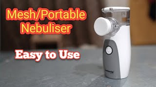 mesh nebulizerportable nebulizersmall nebulizerrechargeable nebulizernebulizer for kids [upl. by Dlareme43]