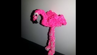 Le Flamant Rose en Loom Tutoriel en Français [upl. by Oswin]