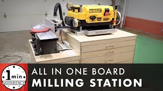 Jointer amp Planer Stand with Dust Collection [upl. by Ailahs517]