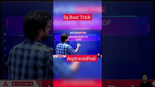 SqRoot Trick Above 100 by Navneet Sir  viralmathtricks shorts [upl. by Hoj]