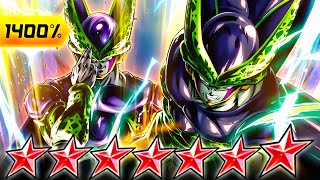 Dragon Ball Legends ZENKAI 7 1400 14 STAR REVIVAL CELL THE BIRTH OF PERFECTION [upl. by Ahsemaj]