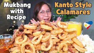 CALAMARES kanto style  Mukbang Philippines [upl. by Imena]