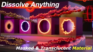 Dissolve Masked amp Transclucent materials in Unreal engine [upl. by Amuwkuhc906]