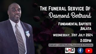 The Celebration Of The Life Of Desmond Bertrand [upl. by Nare]