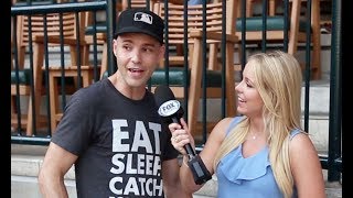 I got interviewed on TV after catching a foul ball at Comerica Park [upl. by Aven985]