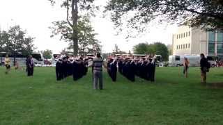 Bluecoats 2014  Finals Day Visual Warmup [upl. by Aihsetal]