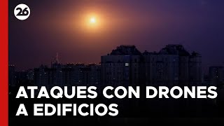 RUSIA  Un dron estalla en un edificio en Oriol [upl. by Ras]