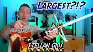 The Largest Galaxys Edge Lightsaber Yet Stellan Gios Legacy Lightsaber [upl. by Coster]