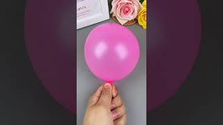 Use balloons to make a fun little rabbit tumbler Its simple and fun Try it with your children [upl. by Eyar]