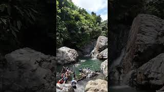 Charco Las Tinajas Fajardo Puerto Rico rainforest hike waterfall travel vlog waterslide 🇵🇷 [upl. by Beghtol]