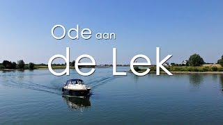 dutch Met de motorboot over de Lek 1 tussen Vianen en Wijk boattrip [upl. by Einafit]