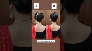 Which one you like hairstyle youtubeshorts vaishalitiwari hairstyle shortsfeed messyhair [upl. by Nylinej]