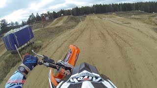 MotoSportcom Helmet Cam Ken Bengtson  Rödeby MK Sweden [upl. by Ettelloc]