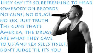 Macklemore ft Evan Roman  A wake lyrics on screen [upl. by Eirrod835]