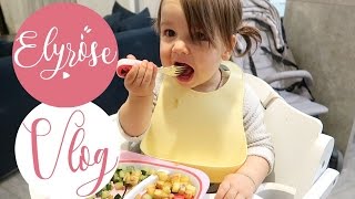 VLOG SEMAINE 04  BÉBÉ ELLA MANGE COMME UNE GRANDE [upl. by Hoban520]