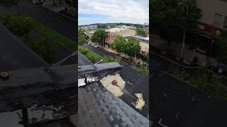 Flat roof drain replacement part 1 [upl. by Violetta]