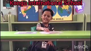 Kindergarten childrens flag identification skills  KONGU SCHOOL [upl. by Iatnahs]