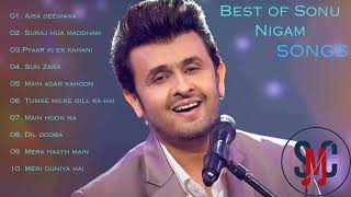 Sonu Nigam top 10 best songs lovesong bollywood evergreen sonunigam  sourabh music collection 💕 [upl. by Tuckie]