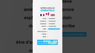 Les verbes essentiels en anglais 📢 [upl. by Atkinson]