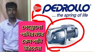 Pedrollo Water Pump Deposit Repairপেড্রোলো মটরে কেন পানি উঠেনা। [upl. by Fiel]