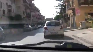 Driving in Italy  Castellammare del Golfo  Sicilia [upl. by Airdnaed]