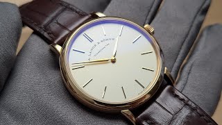 Op185 A Lange amp Sohne Saxonia Thin 玫瑰金37mm開箱評測  絕對值得入手的最佳朗格入門款式 明錶玩樂 [upl. by Lavicrep]