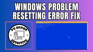 How to Fix There Was a Problem Resetting This PC Error On Windows 10 [upl. by Rezeile]