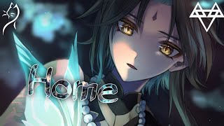 Nightcore – NEFFEX  Home Lyrics [upl. by Hsakaa]