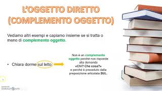 Il complemento oggetto o oggetto diretto [upl. by Ariella]