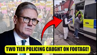 ITS A DISGRACE As UK Police Officers Filmed Serving Drinks To Islamic Protesters [upl. by Gunnar]