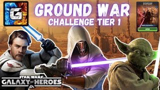 Two Down Ground War Challenge Tier 1 Complete  3 Stars [upl. by Tarrsus]