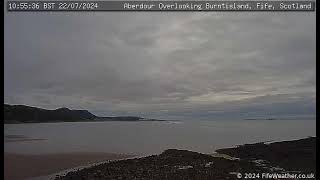 22 July 2024  Aberdour WeatherCam Timelapse [upl. by Elcarim187]