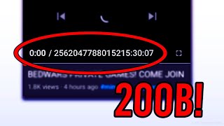 This Video Is 200 BILLION Years Long HOW [upl. by Ruby106]