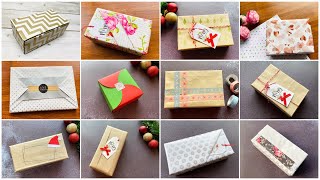 12 Elegant Gift Wrapping Ideas  Creative Gift wrap Ideas for Christmas  giftwrap [upl. by Jania]