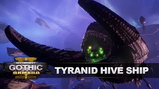 Battlefleet Gothic Armada 2  Tyranid Hive Ship [upl. by Kitchen204]