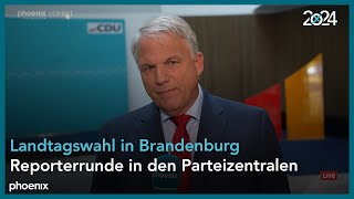 LTW Brandenburg Reporterrunde in den Parteizentralen in Berlin [upl. by Cthrine379]