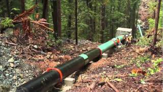 08 Installation of 36 Victaulic System on Penstock Line [upl. by Corty]