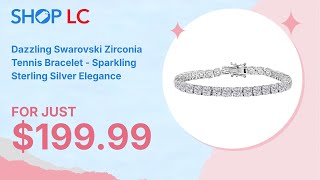 Epic Zirconia Tennis Bracelet in Rhodium Over Sterling Silver 27 ctw [upl. by Ardnod862]