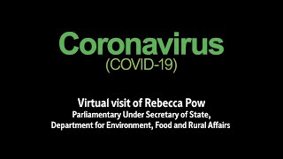 Coronavirus  Sheffield Household Waste Recycling Centre virtual ministerial visit by Rebecca Pow [upl. by Nie396]